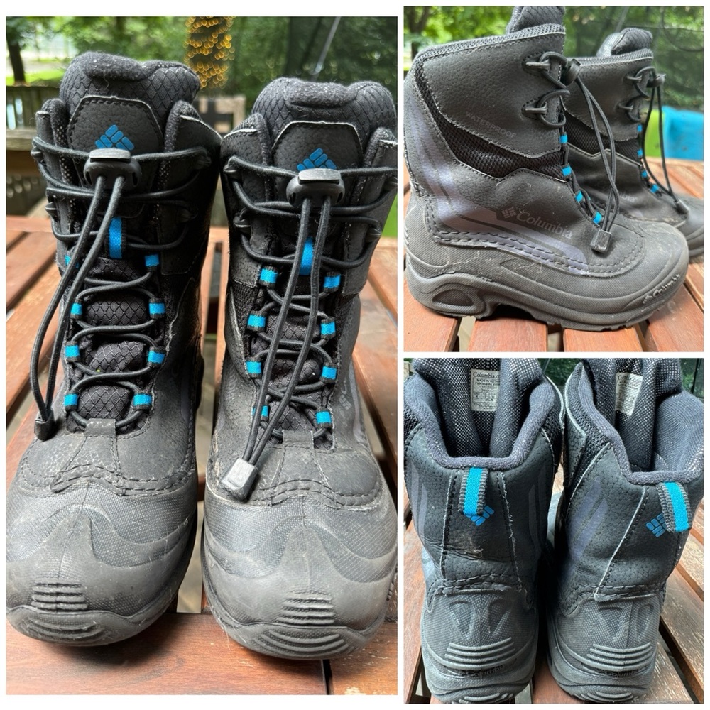 Boys Columbia winter boot size 4 youth.